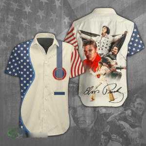 Elvis Presley Hawaiian 3D Shirt  Gift for Men Women