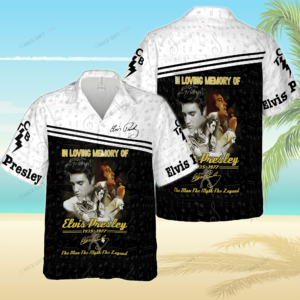 In Loving Memory Of Elvis Presley Hawaiian 3D Shirt  Gift for Men Women