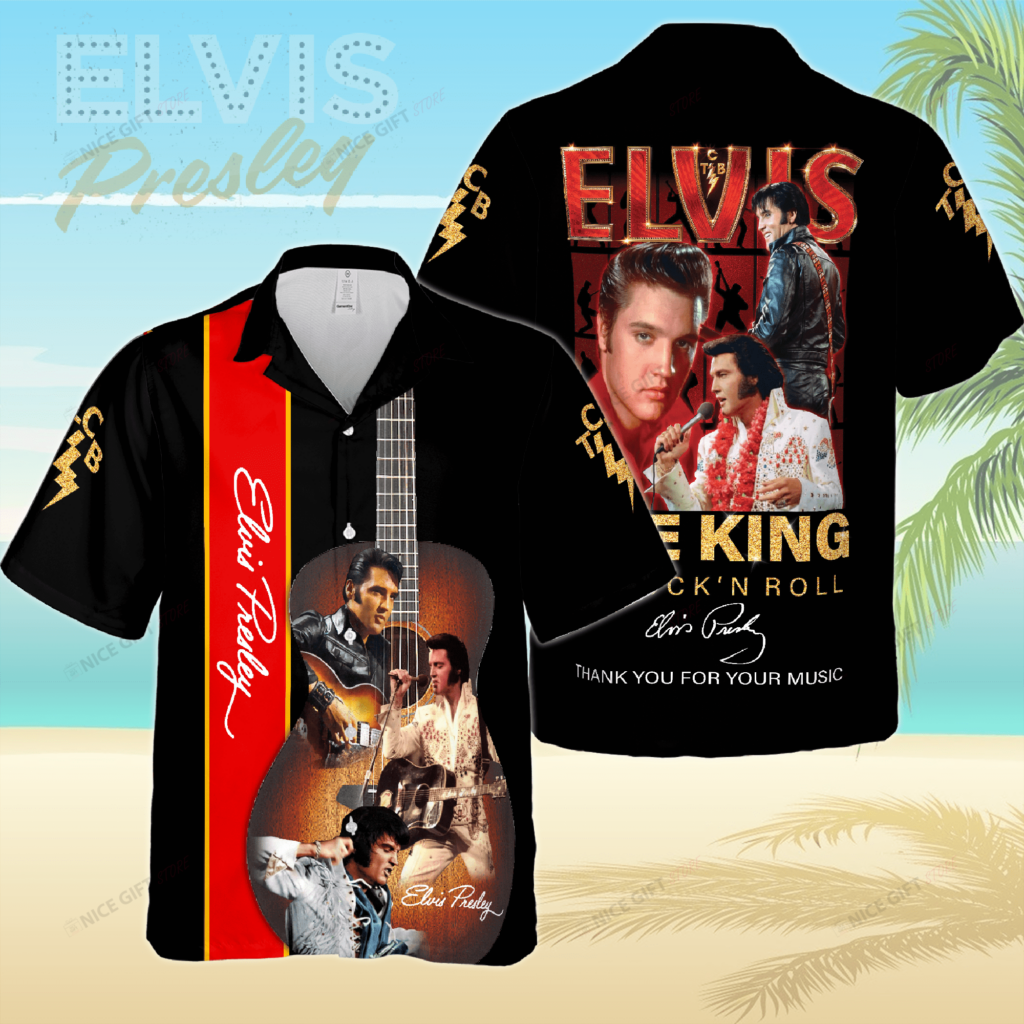 Elvis Presley Hawaiian 3D Shirt Gift for Men Women Elvis Presley Hawaiian 3D Shirt Gift for Men Women