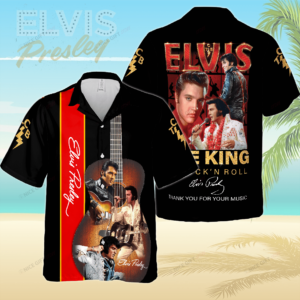 Elvis Presley Hawaiian 3D Shirt  Gift for Men Women