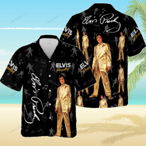Elvis Presley Hawaiian 3D Shirt  Gift for Men Women