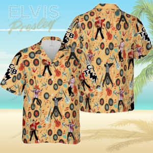 Elvis Presley Hawaiian 3D Shirt  Gift for Men Women
