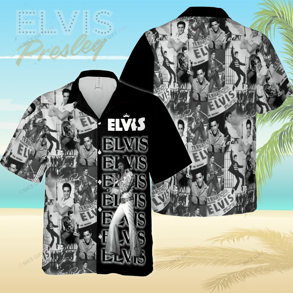 Elvis Presley Hawaiian 3D Shirt Gift for Men Women Elvis Presley Hawaiian 3D Shirt Gift for Men Women