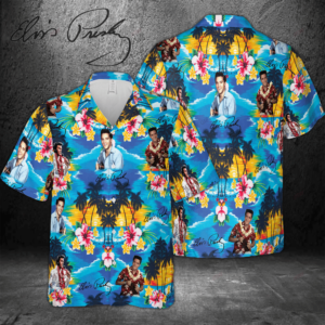 Elvis Presley Hawaiian 3D Shirt  Gift for Men Women