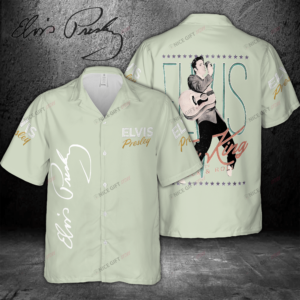 Elvis Presley Hawaiian 3D Shirt  Gift for Men Women