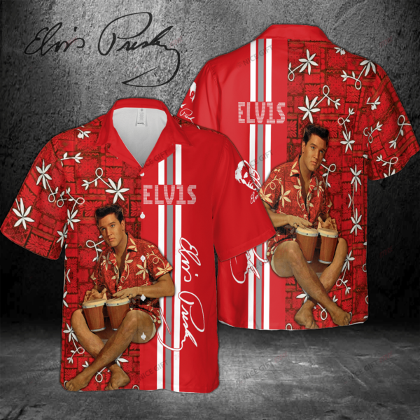 Elvis Presley Hawaiian 3D Shirt  Gift for Men Women