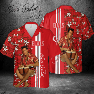Elvis Presley Hawaiian 3D Shirt  Gift for Men Women