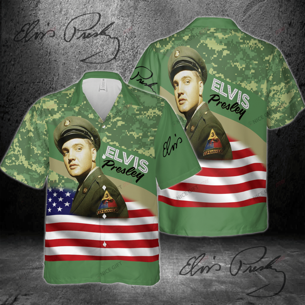 Elvis Presley Hawaiian 3D Shirt Gift for Men Women Elvis Presley Hawaiian 3D Shirt Gift for Men Women