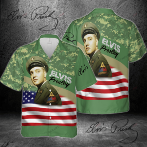 Elvis Presley Hawaiian 3D Shirt  Gift for Men Women