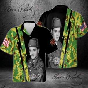 Elvis Presley Hawaiian 3D Shirt  Gift for Men Women