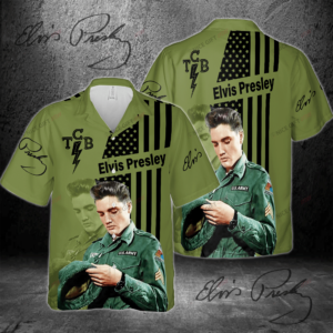 Elvis Presley Hawaiian 3D Shirt  Gift for Men Women