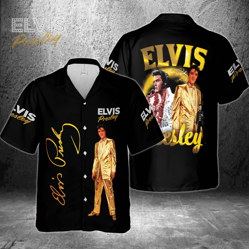 Elvis Presley Hawaiian 3D Shirt Gift for Men Women Elvis Presley Hawaiian 3D Shirt Gift for Men Women