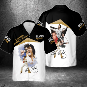 Elvis Presley Hawaiian 3D Shirt  Gift for Men Women