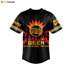 40 Years Of Ween Gift for Fans-2024 Baseball Jersey For Men Women And Kids Gift for Fans