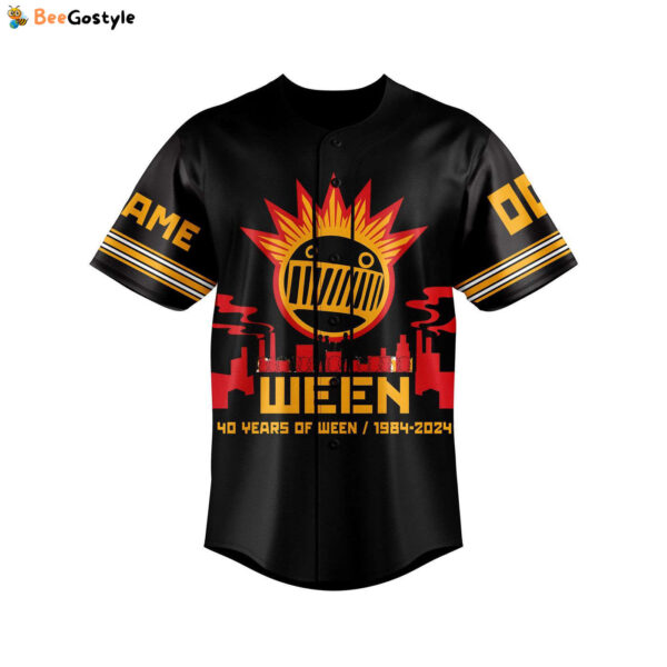 40 Years Of Ween Gift for Fans-2024 Baseball Jersey For Men Women And Kids Gift for Fans