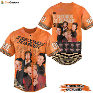 5 Seconds of Summer Baseball Jersey For Men Women And Kids Gift for Fans