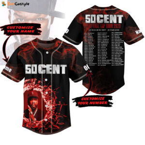 50 Cent Baseball Jersey For Men Women And Kids Gift for Fans