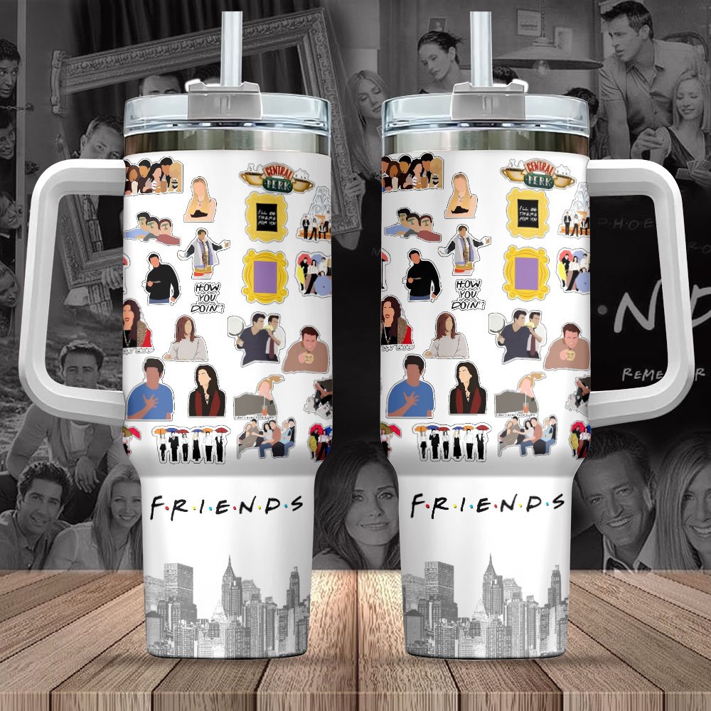 Friends 40oz Stanley Tumbler – Gift for Fans 1194 Friends 40oz Stanley Tumbler – Gift for Fans 1194