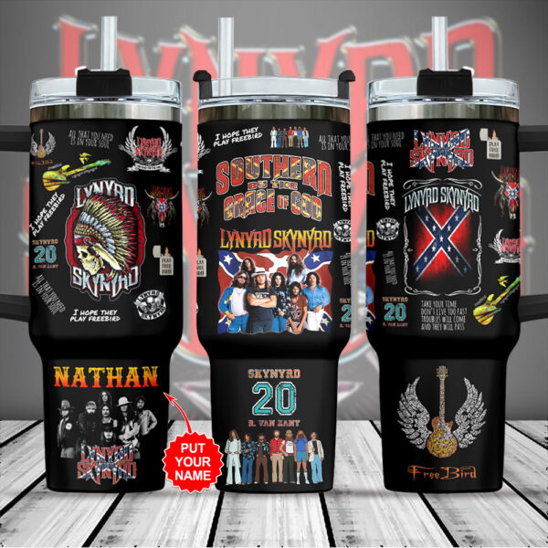 Personalized Lynyrd Skynyrd 40oz Stanley Tumbler – Gift for Fans 1914