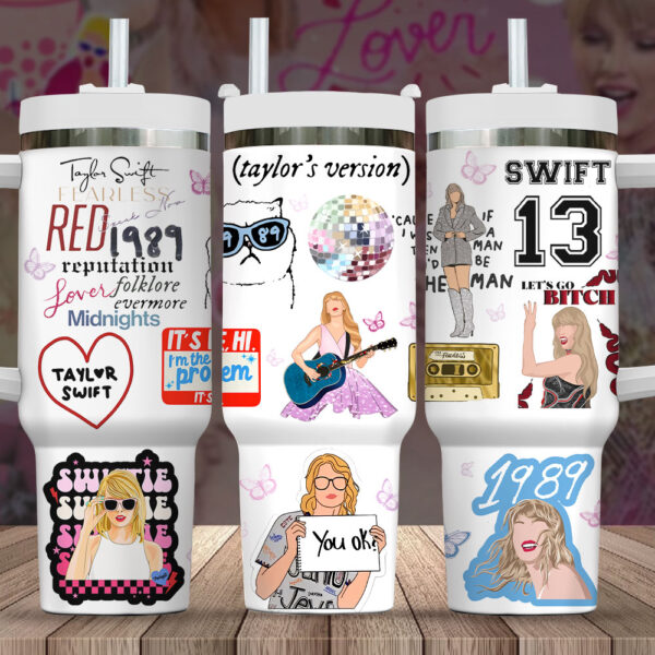 Taylor Swift 40oz Stanley Tumbler – Gift for Fans 2064