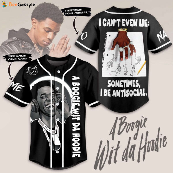A Boogie Wit da Hoodie Baseball Jersey For Men Women And Kids Gift for Fans