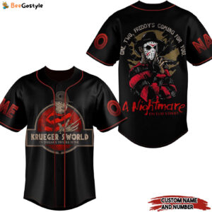 A Nightmare on Elm Street Baseball Jersey For Men Women And Kids Gift for Fans