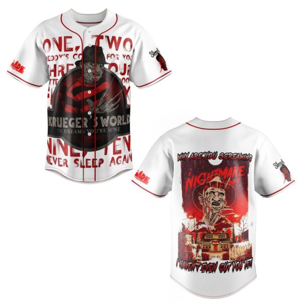 A Nightmare on Elm Street Baseball Jersey For Men Women And Kids Gift for Fans