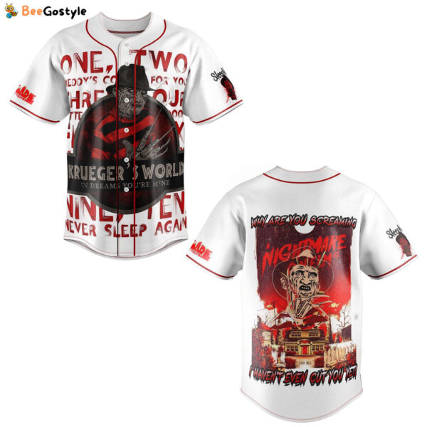 A Nightmare on Elm Street Baseball Jersey For Men Women And Kids Gift for Fans