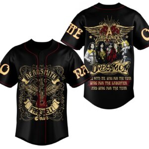 Aerosmith Baseball Jersey For Men Women And Kids Gift for Fans 1