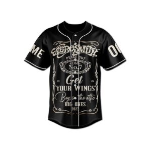 Aerosmith Baseball Jersey For Men Women And Kids Gift for Fans 1