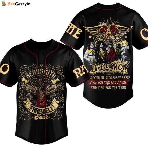 Aerosmith Baseball Jersey For Men Women And Kids Gift for Fans