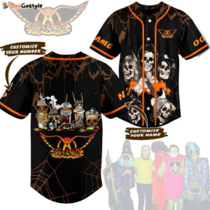 Aerosmith Baseball Jersey For Men Women And Kids Gift for Fans