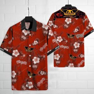 Aerosmith Hawaiian Aloha Shirts Unisex Full Size Adult Colorful Hw1321 1
