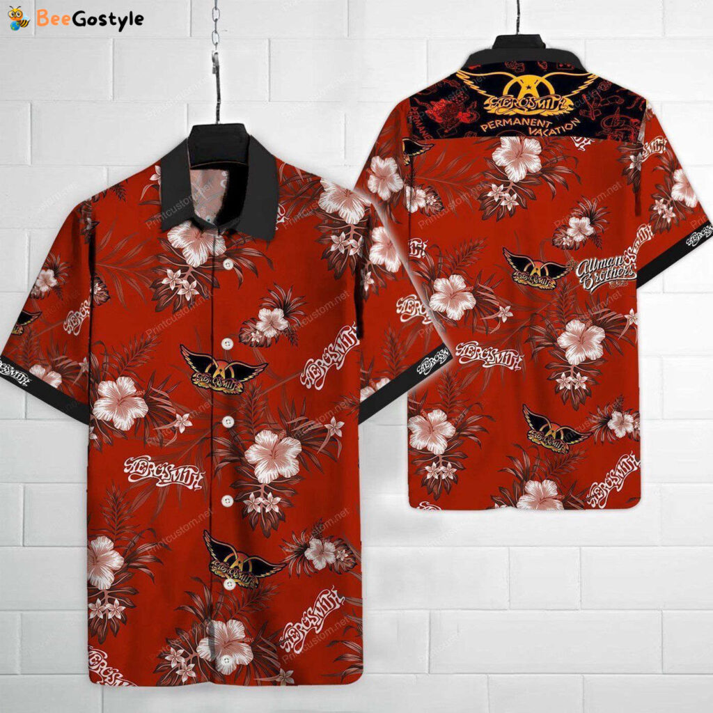 Aerosmith Hawaiian Shirt Aerosmith Hawaiian Shirt