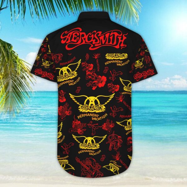 Aerosmith Permanent Vacation Hawaiian Shirt