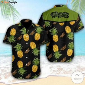 Aerosmith Pineapple Hawaiian Shirt