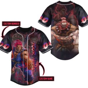 Akuma Baseball Jersey For Men Women And Kids Gift for Fans 1