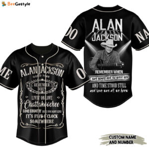 Alan Jackson Baseball Jersey For Men Women And Kids Gift for Fans