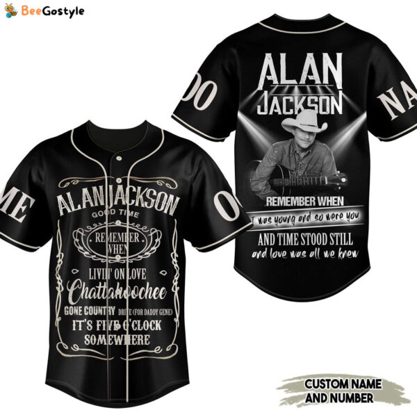 Alan Jackson Baseball Jersey For Men Women And Kids Gift for Fans
