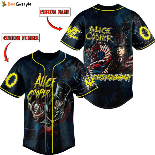 Alice Cooper Baseball Jersey For Men Women And Kids Gift for Fans