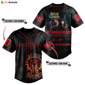 Alice Cooper Baseball Jersey For Men Women And Kids Gift for Fans