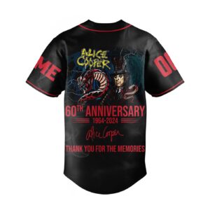 Alice Cooper Baseball Jersey For Men Women And Kids Gift for Fans 1