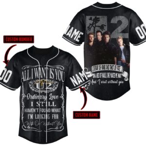 All I Want Is You U2 Baseball Jersey For Men Women And Kids Gift for Fans 1
