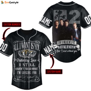All I Want Is You U2 Baseball Jersey For Men Women And Kids Gift for Fans