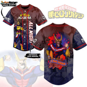 All Might Baseball Jersey For Men Women And Kids Gift for Fans