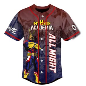 All Might Baseball Jersey For Men Women And Kids Gift for Fans 1