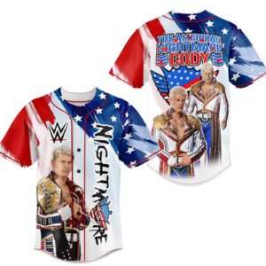 American Nightmare Cody Rhodes Baseball Jersey For Men Women And Kids Gift for Fans 1