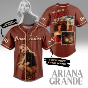 Ariana Grande Baseball Jersey For Men Women And Kids Gift