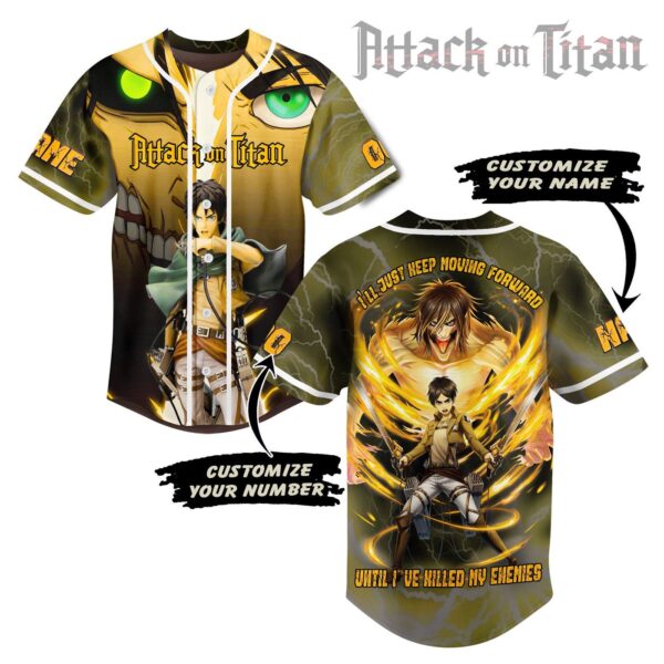Attack On Titan Baseball Jersey For Men Women And Kids Gift for Fans