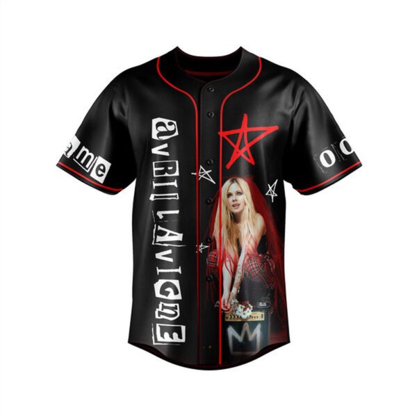 Avril Lavigne Baseball Jersey For Men Women And Kids Gift for Fans